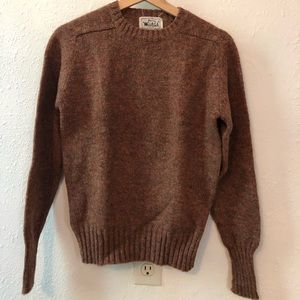 VINTAGE THE WOOLRICH 100% Shetland wool